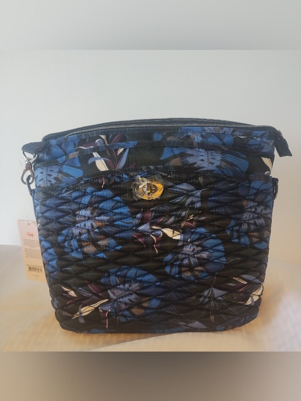 NWT LUG ADAGIO Botanical Black